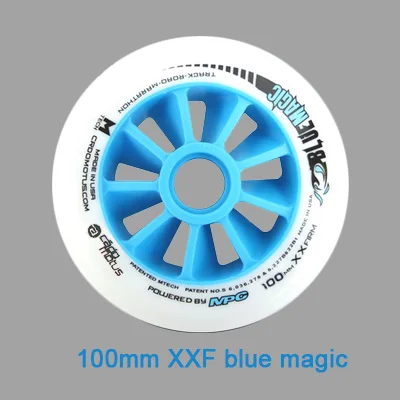 XXFirm 100mm 8 шт. MPC черные Волшебные колеса SRC XXFirm XFirm 110/100/90 мм марафонские гоночные шины для роликовых скоростных коньков дорожные катания A094 - Цвет: XXFirm 100mm
