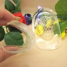 1 пара пяток стельки обувь массажная подушка из силиконового геля Вставки колодки массажер высокий каблук женские эластичные ладони защиты обуви вставки