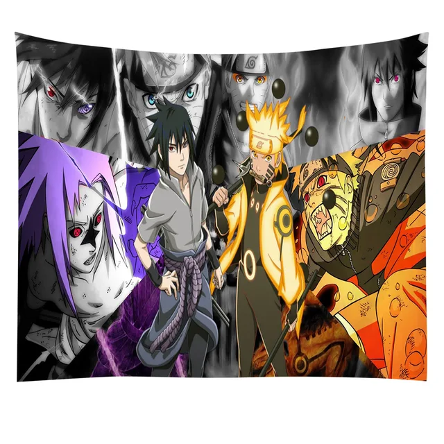 Naruto Hanging Cloth Cartoon Wall hung Home Mural Background Wall Painting  Party Background Wall Birthday Halloween Decoration|Protective Clothing| -  AliExpress