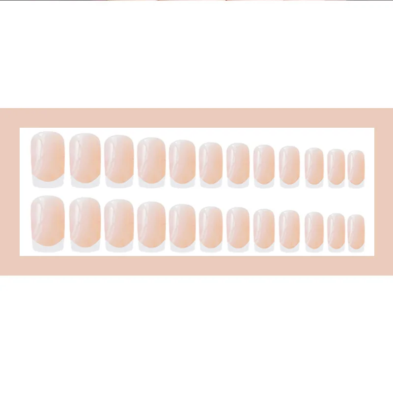 24Pcs Fake Nails Matte Fake Nails Forms For Extension Nail Art Press On Nails Manicure Tips For False Nails