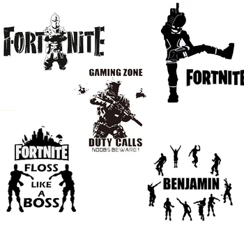 

Fortnites PVC Wall Stickers Fortress Night Cartoon Game Decals Kid Boy Children Room Student Dormitory Decoration Laptop Decor
