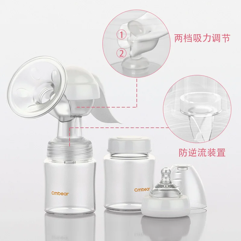 

Ka man bear Manual Breast Pump Mother And Child Supplies Milker Silicone Pull Milk Maker Manual Breast Milk Collector