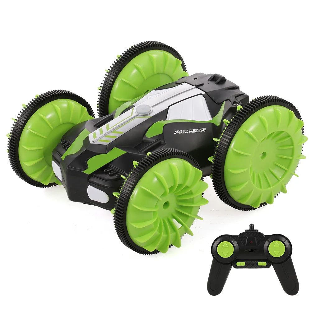 

LH-C013 RC Car RC Boat Truck 4WD 2.4Ghz Amphibious Stunt Vehicles Land Water 2 in 1 RC Stunt Car Toy for Child