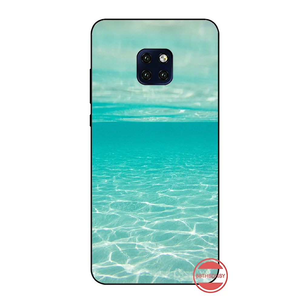 island sea  Beach spray ocean   Phone Case  Shell For Huawei Mate 9 10 20 Pro lite 20x nova 3e P10 plus P20 Pro Honor10 lite phone case for huawei Cases For Huawei