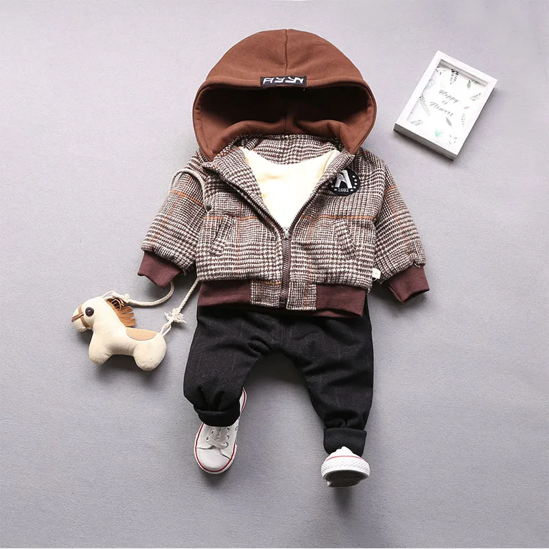 

Baby Spring And Winter Set Men's 1-3 Years Old Fashion Korean-style 2018 New Style Handsome Small CHILDREN'S Winter Clothes Chil