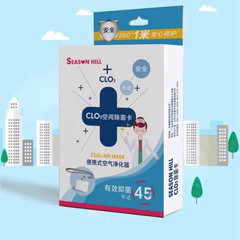 

Portable Air Sterilization Card Influenza Virus Shut Out Protective Card Disinfection Sterilization Lanyard Protection Card L