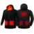 PARATAGO 2021 Outdoor Electric USB Heating Sweaters Толстовки Мужская зимняя Теплая Одежда С Подогревом Зарядка Тепловой Куртки Спортивная Одежда P5103