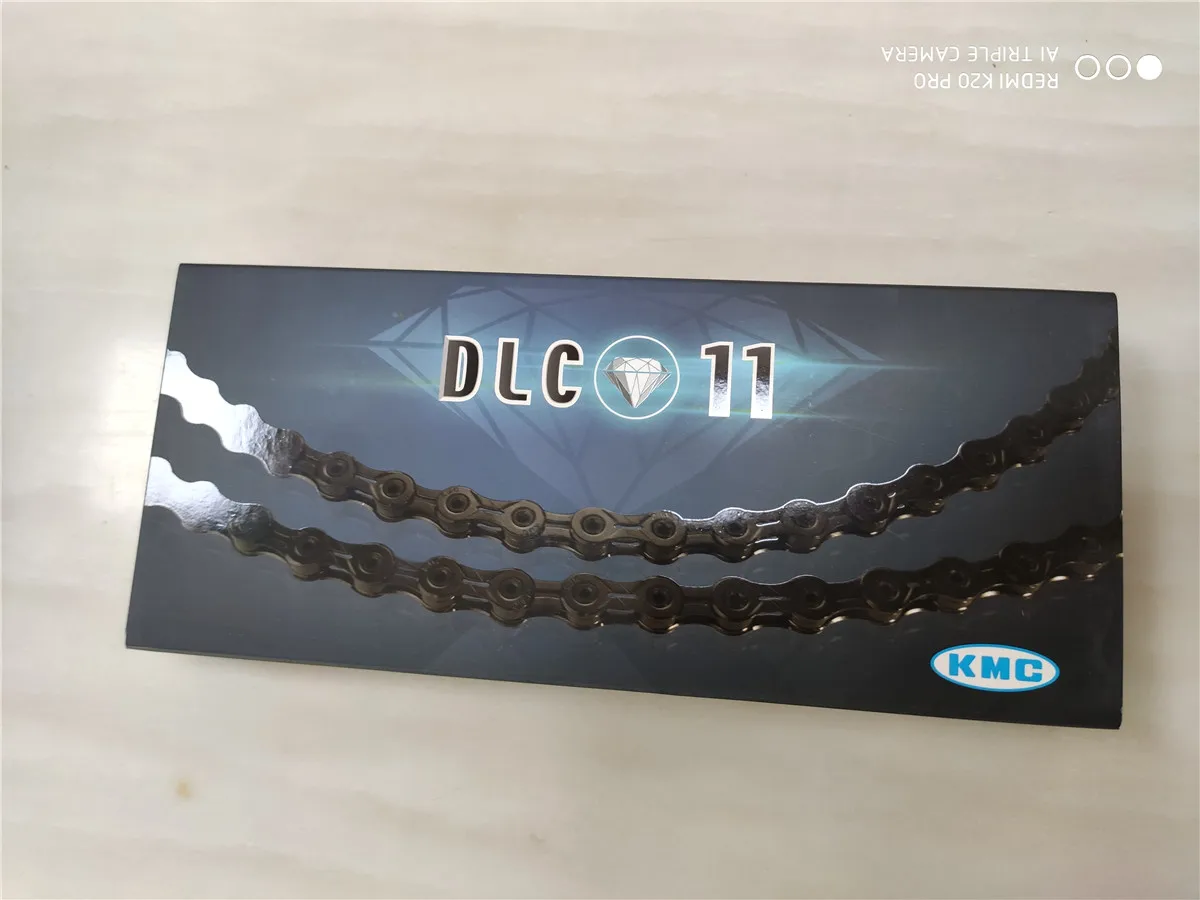 DLC11 BLACK KMC x11sl x10sl DLC 11 10 скоростная цепь с Красным бриллиантом и черным бриллиантом, карбоновая ультра-светильник для горного велосипеда, Аксессуары для велосипеда - Цвет: DLC11 BLACK
