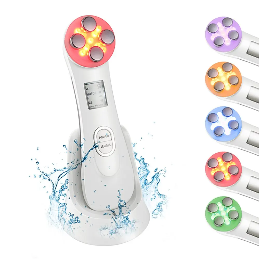 Radiofrequência Levantahomemto Facial Mesotherapy rf Ems Face Lifting Fóton Led Endurecimento Anti Envelhecimento Beleza Acne Rugas Removedor em 1 Computers & Electronics