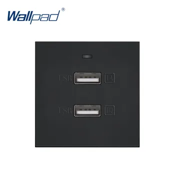 

Wallpad Double 2100mA Quick Charing USB Socket 5V Output Function Key For Module only 55*55mm
