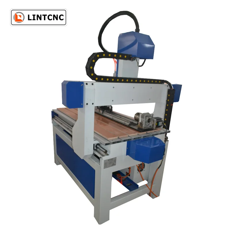 LINTCNC 6060 1212 1325 3D гравировальный станок фрезерный с ЧПУ 4 оси резки оргстекла из