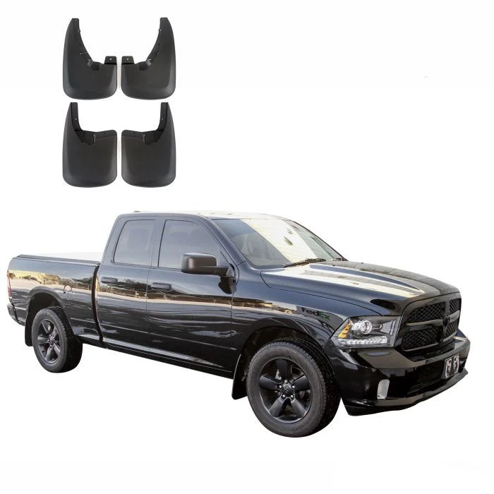 4 шт передние и задние брызговики подходят для Dodge Ram Брызговики 2009- Брызговики литые