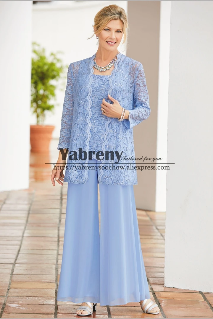 sky blue mother of the bride outfits