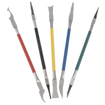 

5 in 1 IC Chip Repair Thin Blade CPU NAND Remover BGA Maintenance Knife Remove Glue Disassemble Phone PC Rework Processor Tools