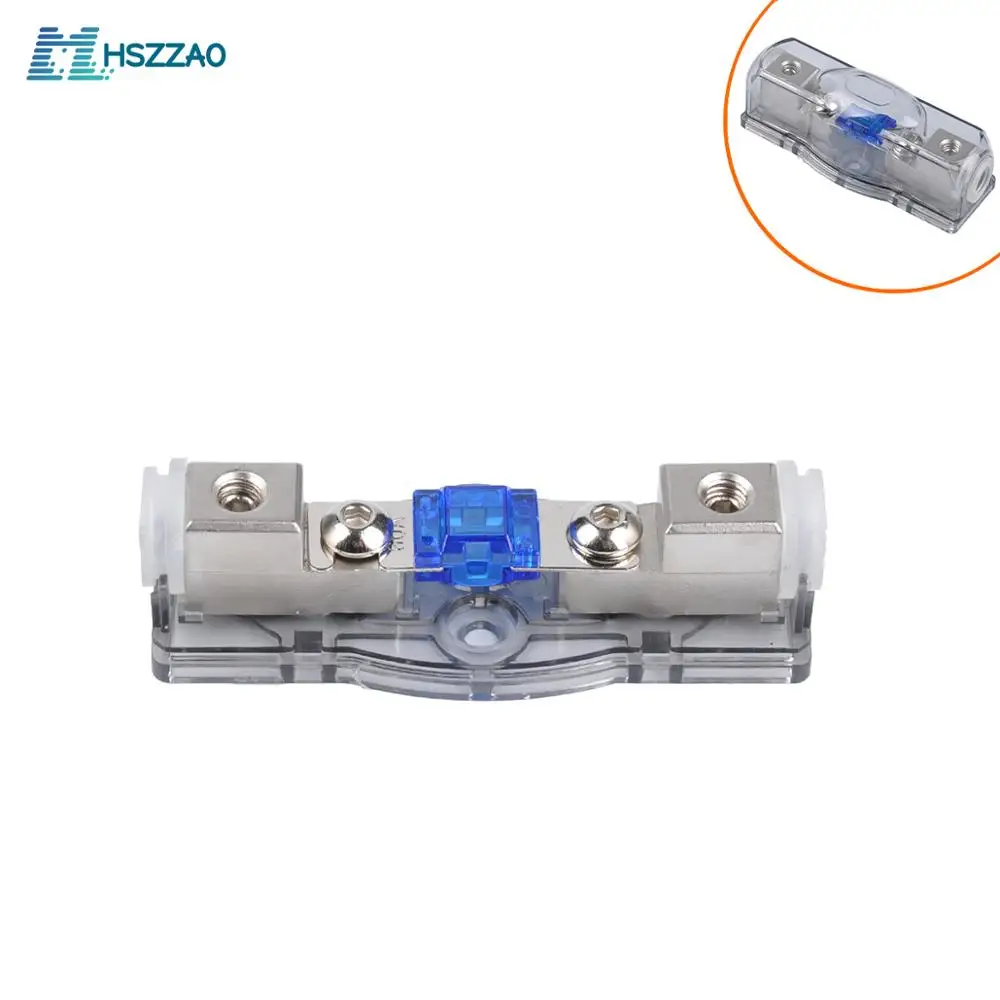 

12V Car Audio Inline MIini ANL Fuse Holder Suit 4 / 8GA Cable with 60 AMP Fuse