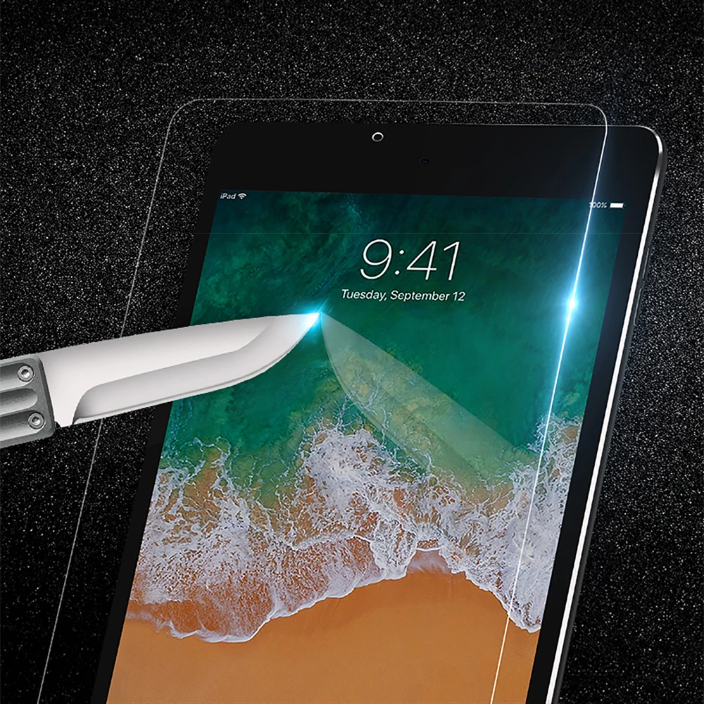 Закаленное стекло для iPad 2017 2018 9 7 Air 1 2 3 4 защита экрана Mini 5 защитная пленка Pro 11 10