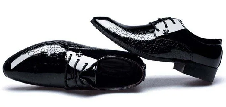 Mazefeng Для мужчин платье обуви кожа змеи, зерно кожа Для мужчин свадебные туфли оксфорды на шнуровке для офиса, костюм Для мужчин; повседневная обувь в итальянском стиле; комплект