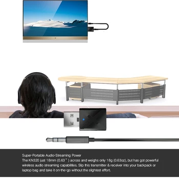 

USB Bluetooth 5.0 Transmitter Receiver TV Speaker Earphone Mini Car Music Bluetooth Transmit 3.5mm AUX Stereo Wireless Adapter