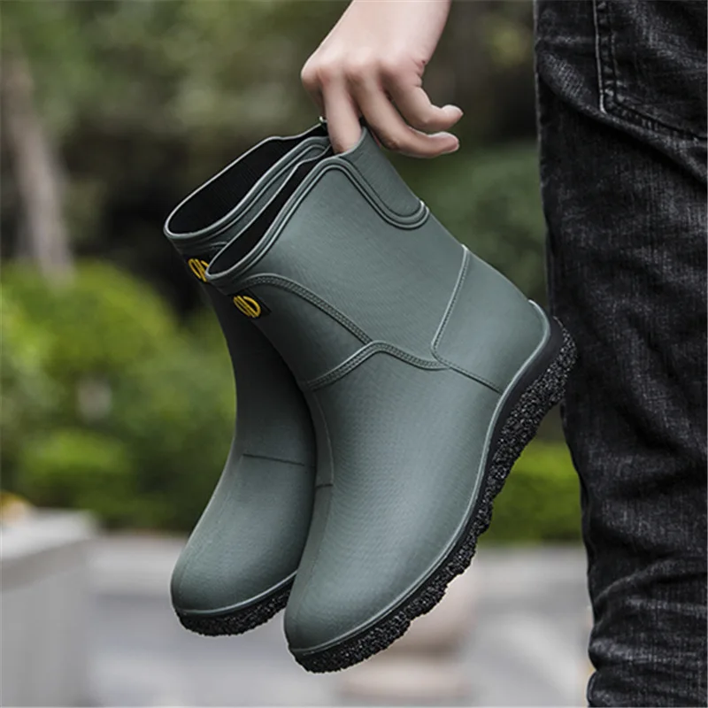 Rain Shoes Platform Rain Boots Brand 