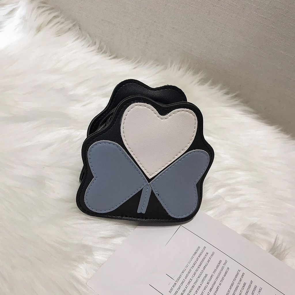 2019 Girl Backpacks Coin Purse Handbag Children Wallet Small Kids Shoulder Handbag Crossbody Purse Money Baby Heart Bags 823