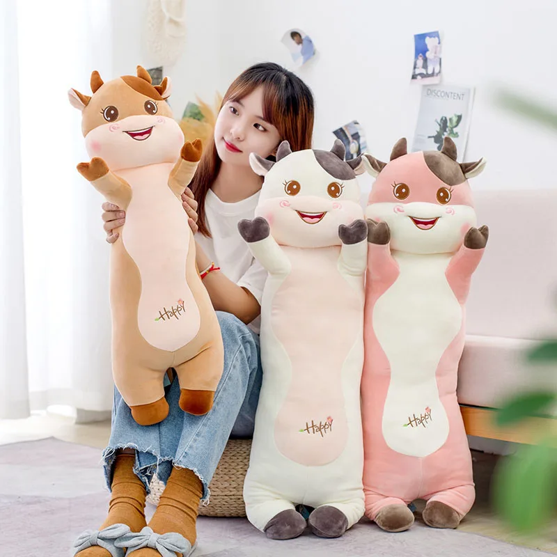Kawaii Cattle Plush Toys Soft Cow Legs Pillow for Sleeping Girl Plushies Toy Cute Stuff Dolls Child Decorative Pillows |