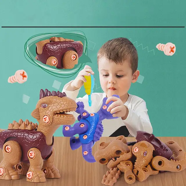 Kids Build Learn Dinosaur Take Apart Toy For Preschool Kindergarten Boys Girls 1