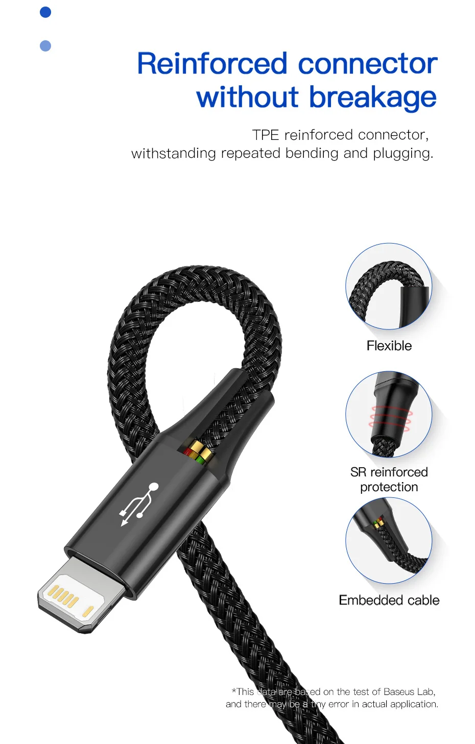 Cabo para Iphone Cabo para Samsung 4 em 1 Usb tipo c 3 em 1 Baseus Cabo Usb c Xiaomi Nota 8 Micro 11 Pro Max 11 em 1 cabo usb usb c cabo