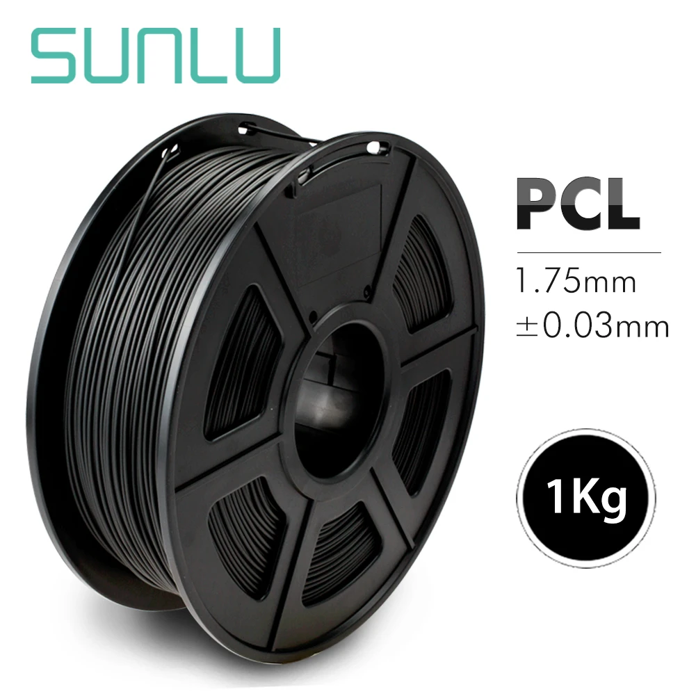 

Low Melting Point PCL 3D Printer Filament 1.75mm 1KG/2.2LBS White Color 3D Filament 100% No Bubble 3D Filament For 3D Pens