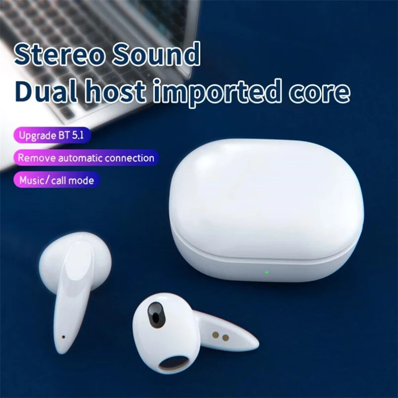TWS беспроводные наушники Bluetooth 5 1 с микрофоном IPX5 Водонепроницаемая гарнитура для