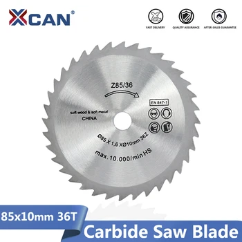 

XCAN Electric Mini Saw Blade Circular Cutting Blade for Woodworking Cut Off Disc 85x10mm 36 Teeth