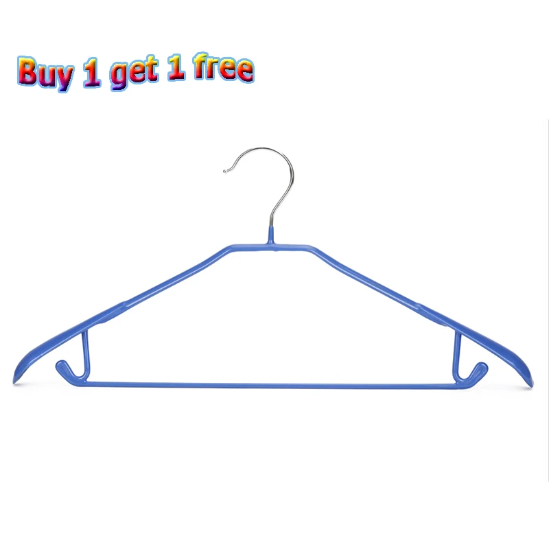 

5PCS/Lot Metal Dip Hanger Adult Bold Dip Non-Slip Shoulder Pad Clothes Hanging No Trace Dry Clothes Dryer Stainless Steel