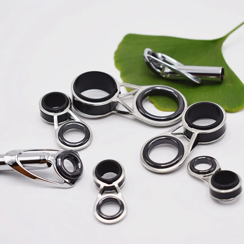 

Fishing Rod Accessories Thread Loop Sea Fishing Rod Ceramic Guide Rings Have Thread Loop Stainless Steel Long Shot Sea Rod Rings