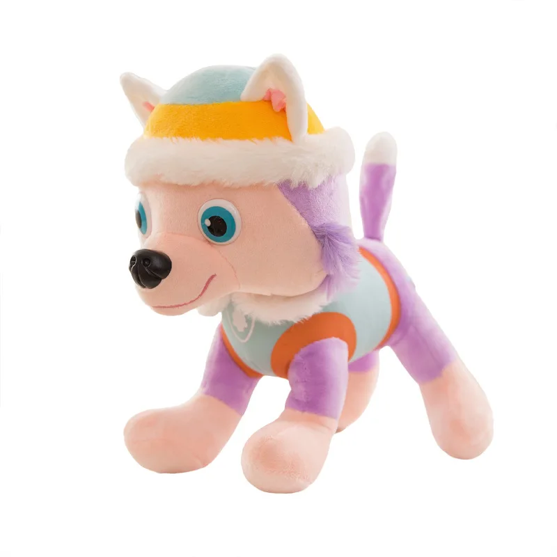 7Pcs Paw Patrol Cartoon Animal Stuffed Keychain Soft Plush Toy Model Everest Marshall Action Figures toy 1 7Pcs Paw Patrol Cartoon Animal Stuffed Keychain Soft Plush Toy Model Everest Marshall Action Figures toy 2