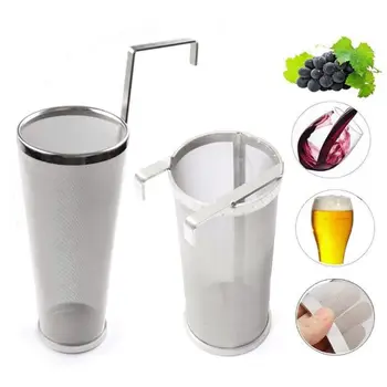 

300 Micron Stainless Steel Beer Filter with Hook for Homemade Brew Home Coffee