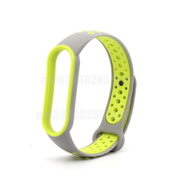 For Xiaomi Mi Band 3 4 5 6 Two-Color Watch Band Wristband Silicone Miband Smart Silicone Bracelet Mi3 M4 M5 Mi6 Glass Film