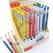 Crayon mécanique de dessin animé, 2.0mm, 12 pièces, animaux, chat, chien, crayon automatique, étudiants, écriture, peinture, fournitures de papeterie Kawaii