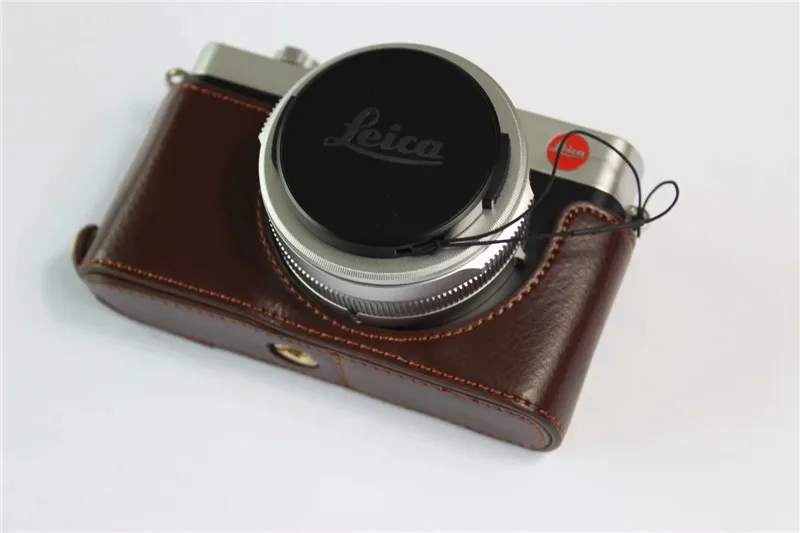 Чехол из натуральной кожи для leica D-LUX7 D-Lux 7 D7 Половина корпуса камеры крышка Нижняя оболочка с отверстием батареи