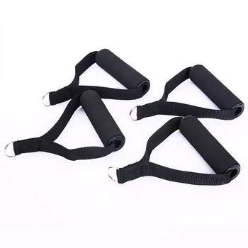 

Foam Padded Handle Pull Rope Workout D-Ring Nylon Belt Elastic Accessories​ for Easy Safety Working-out Ornaments
