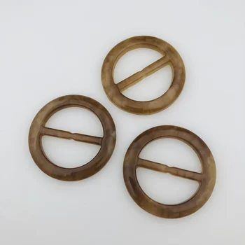 

New arriveal 30 pcs / lot belt buckles 4cm large size resin rings garment accessory buckles