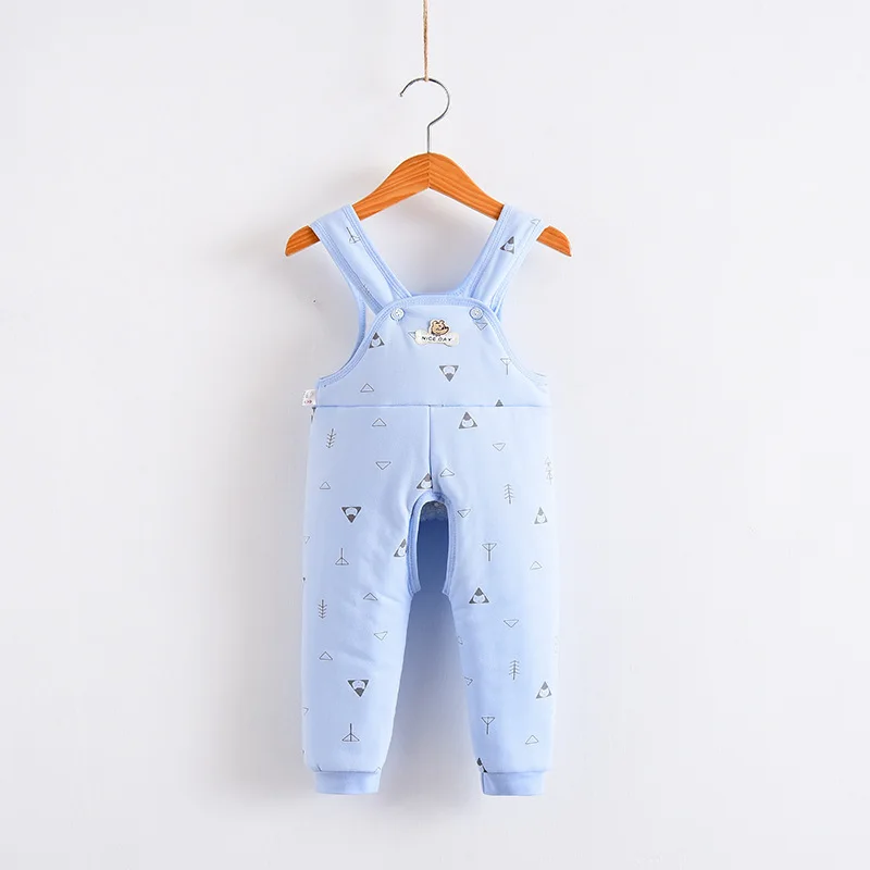 

Autumn New Style Infants Padded Suspender Pants Korean-style New Style 1-3 Years Old Men And Women Baby Suspender Pants