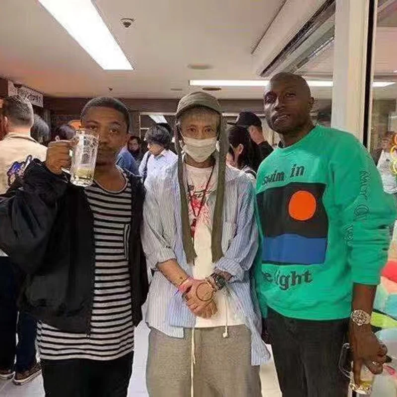 KANYE WEST рисунок с буквенным принтом толстовка с покемоном Мужская толстовка в стиле хип-хоп