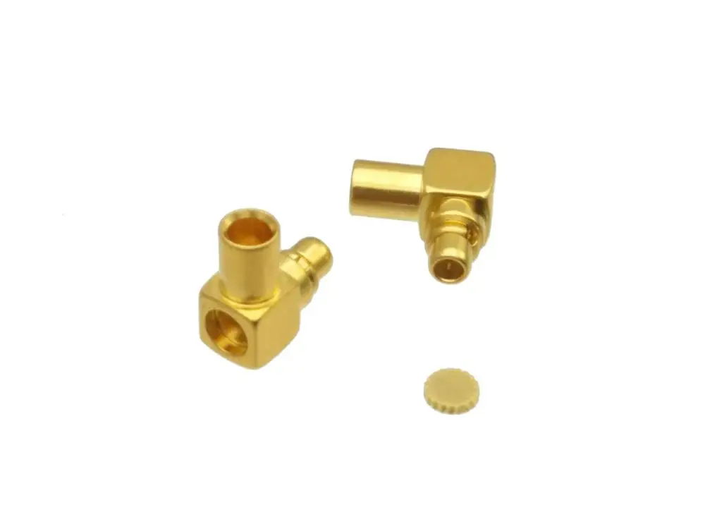 10pcs Connector MMCX male plug solder for semi-rigid RG405 0.086&quot cable Right angle | Обустройство дома