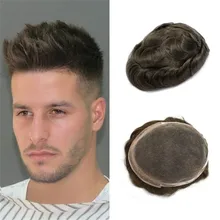 BYMC мужской парик 6 дюймов Remy индийские волосы французские кружева с ПУ парик заменить мужчин t система человеческих волос парик для мужчин