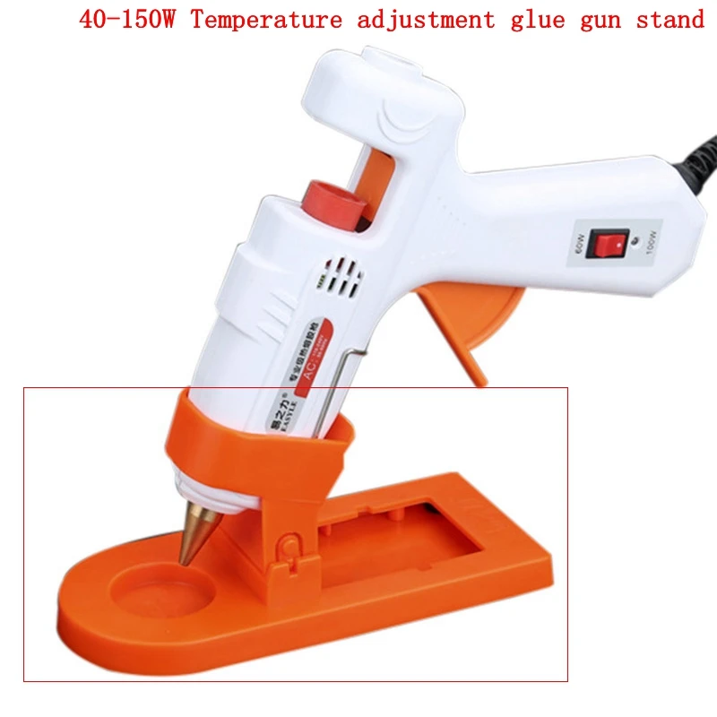 40-150W stand Инструменты для быстрого ремонта домашний офис промышленный термоплавкий клеевой пистолет высокотемпературный клеевой пистолет Набор для DIY небольшого Ремесла - Цвет: 40-150W stand