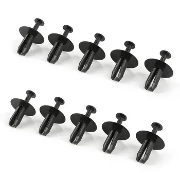 

20pcs Car Fastener Clip Car Bumper Clip Push Plastic Rivet Pin Clip Car Door Trim Panel Hood Retainers Fastener For BMW 6mm