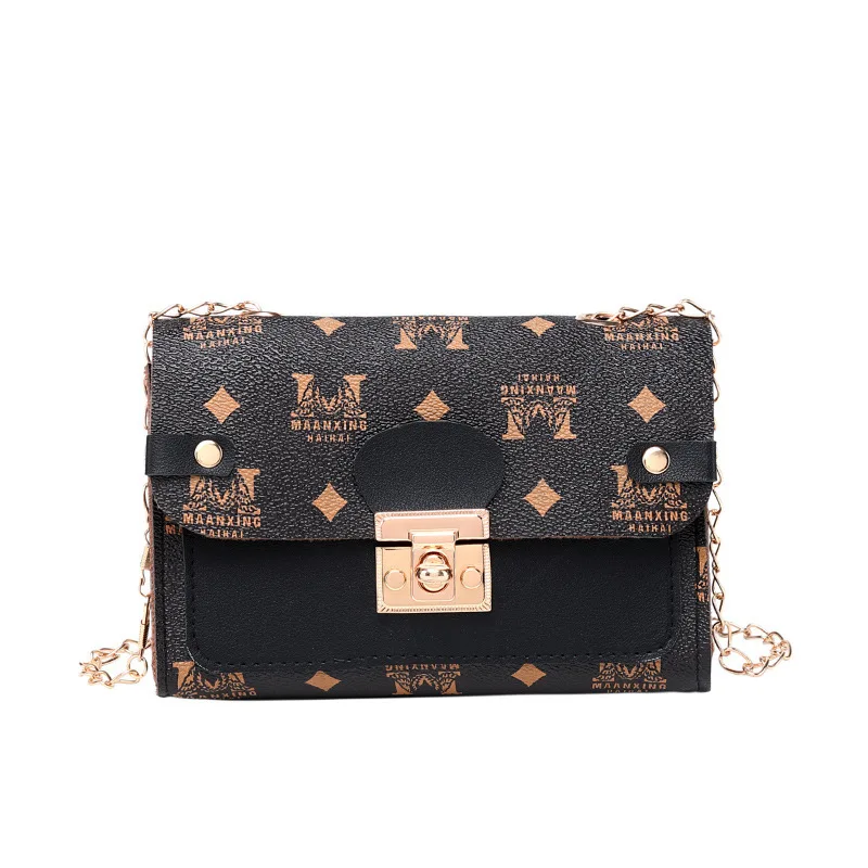 

British Fashion Simple Small Square Bag Women's Designer Handbag 2019 High-quality PU Leather Chain Mobile Phone Shoulder bags