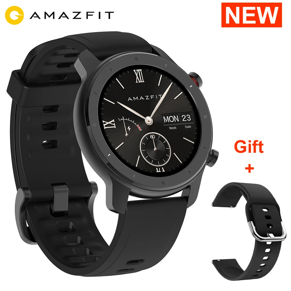 Amazfit GTR Lite Smart Watch Bluetooth Sport Heart Rate Monitor 5ATM  Waterproof Call Reminder Remote Camera 326PPI Smartwatch|Smart Watches| -  AliExpress