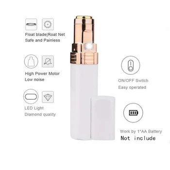 

USB Rechargable Female Epilator Women Shaver Hair Removal Electric Lady Shaving Trimmer Bikini Depilatory Legs Body depilador