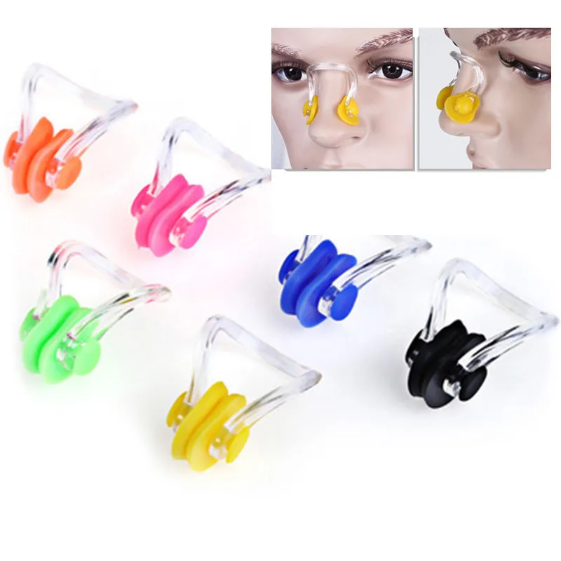

Hot 1/10pcs/lot Reusable Soft Silicone Swimming Nose Clip Comfortable Diving Surfing Swim Nose Clips For Adults Children
