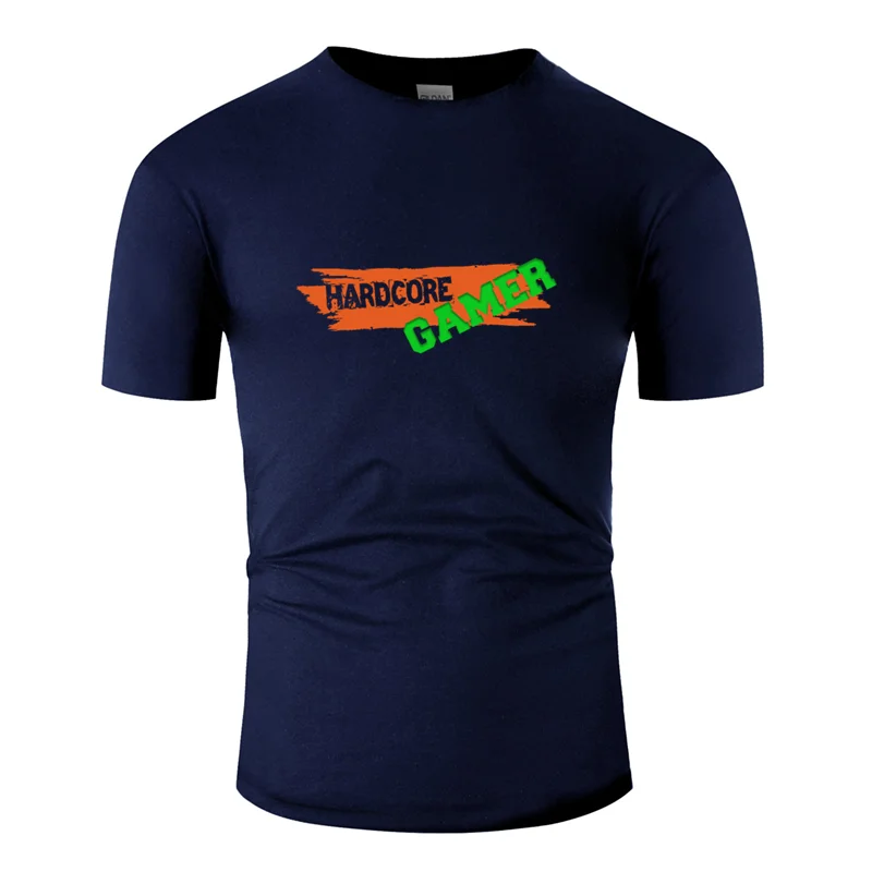 Men-Navy Blue Футболка для геймеров с графическим зданием, для мужчин и женщин,, унисекс, европейский размер, S-5xl, с рисунком, Мужская футболка, хлопок, сумасшедшая футболка - Цвет: Men-Navy Blue